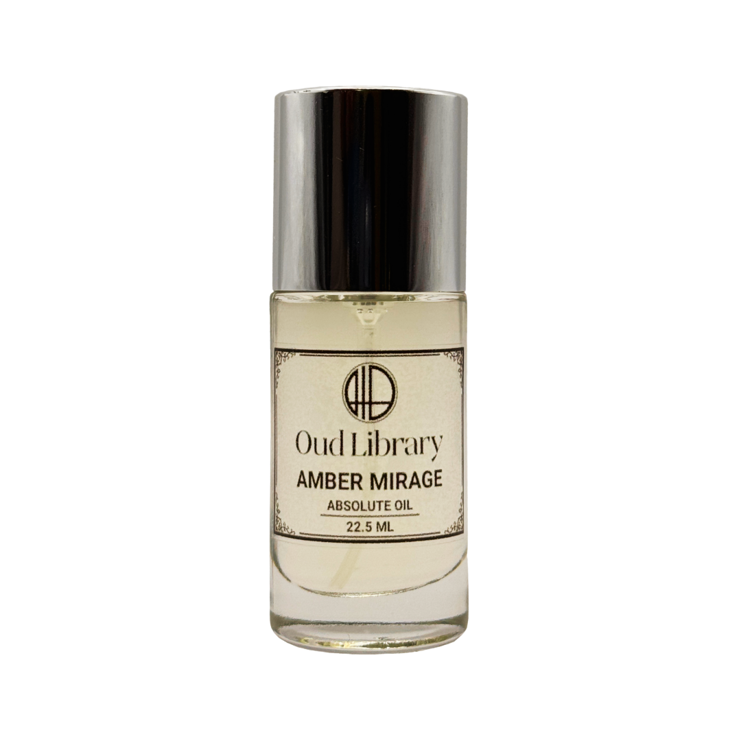 Amber Mirage pure oil perfume bottle by Oud Library