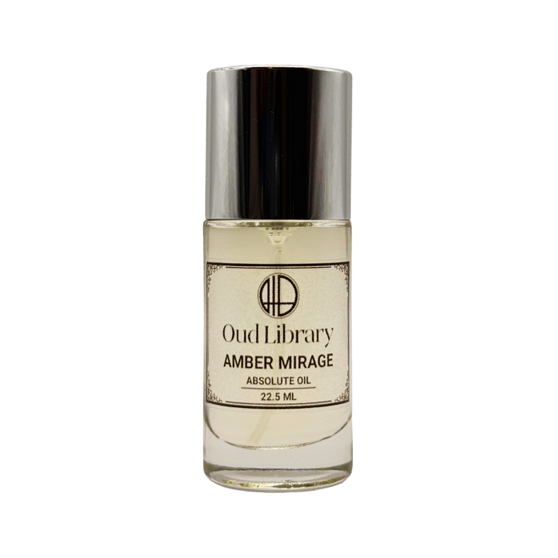 Amber Mirage pure oil perfume bottle by Oud Library