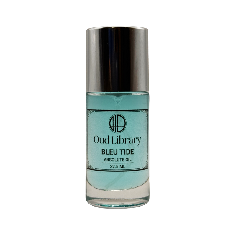 Bleu Tide pure oil perfume bottle by Oud Library