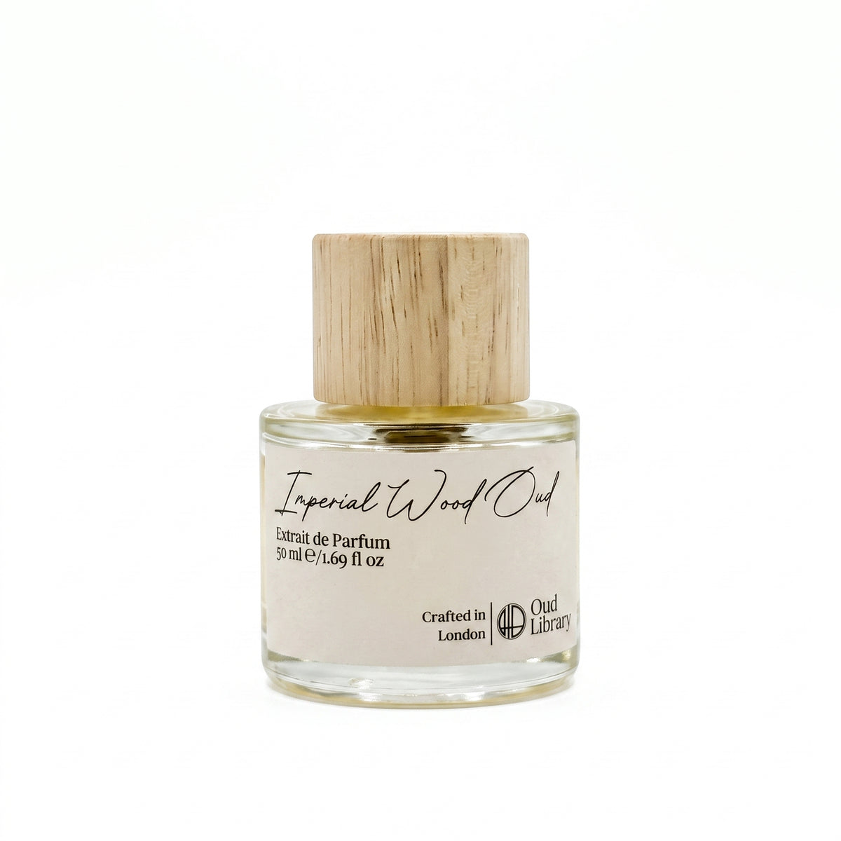 Imperial Wood Oud Extrait de Parfum bottle by Oud Library
