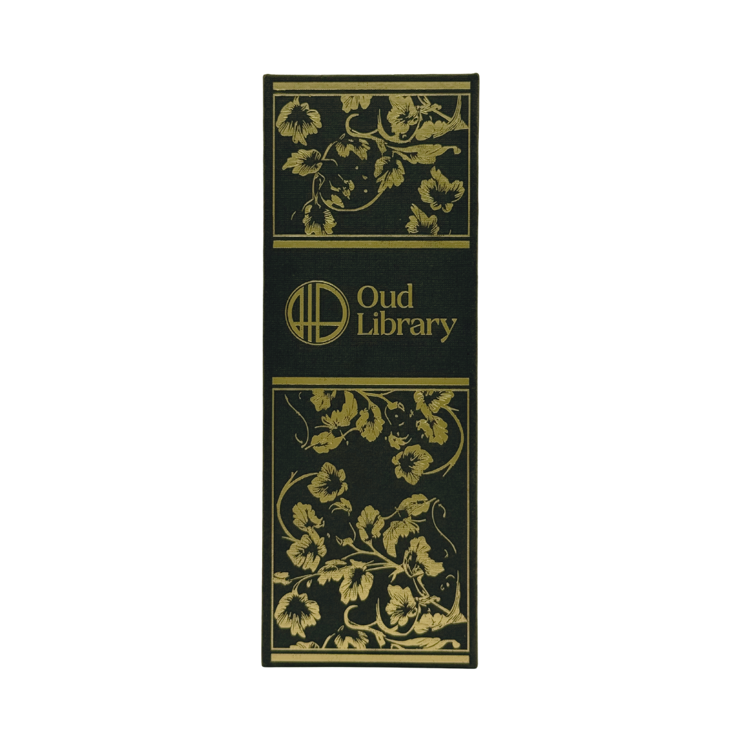 Pure oil perfume boxed packaging, side view
