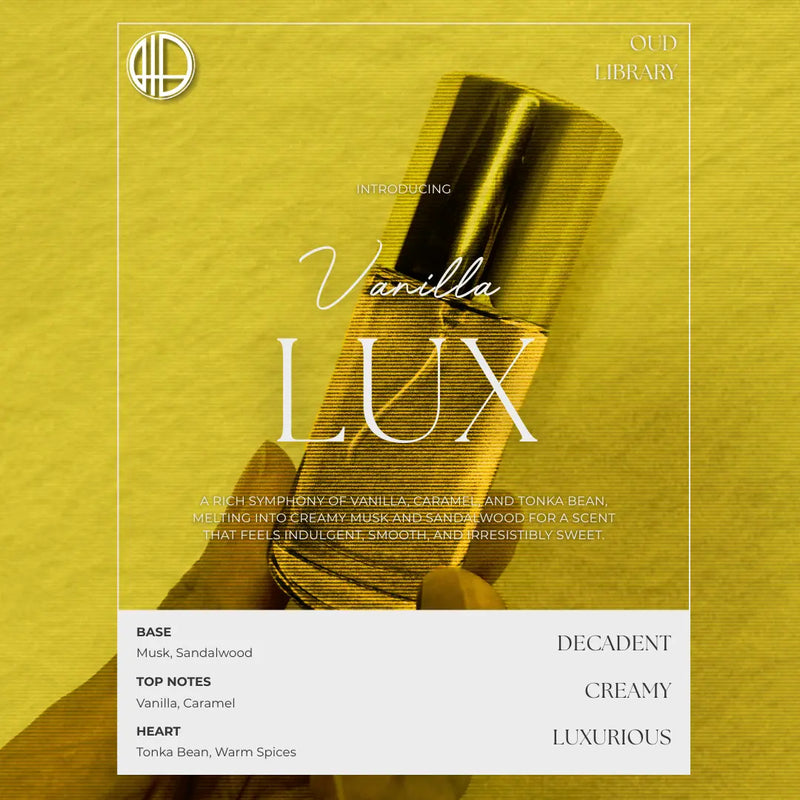 Vanilla Lux perfume by Oud Library
